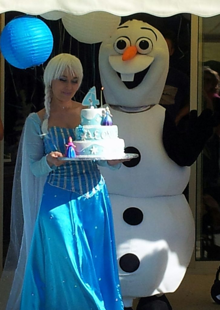 Anniversaire fille enfant Reine des neiges